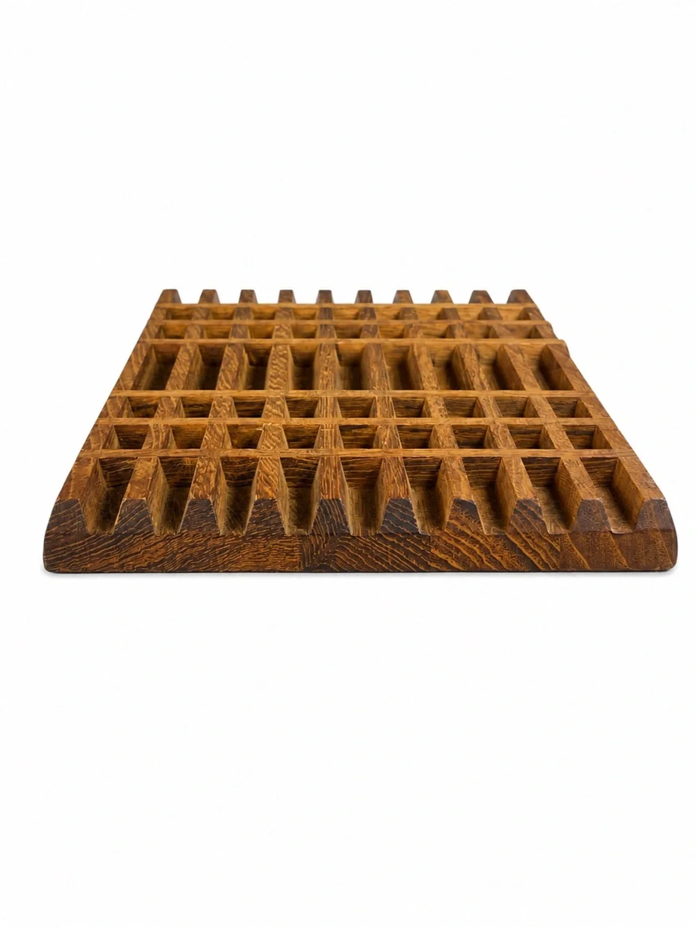 Vintage Dansk IHQ Teak Wood Trivet Danish Modern Jens Quistgaard Design MCM